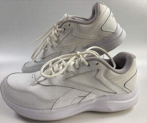 Reebok Work N Cushion Womens Shoes 10 White DMX Foam Slip Oil Resistant